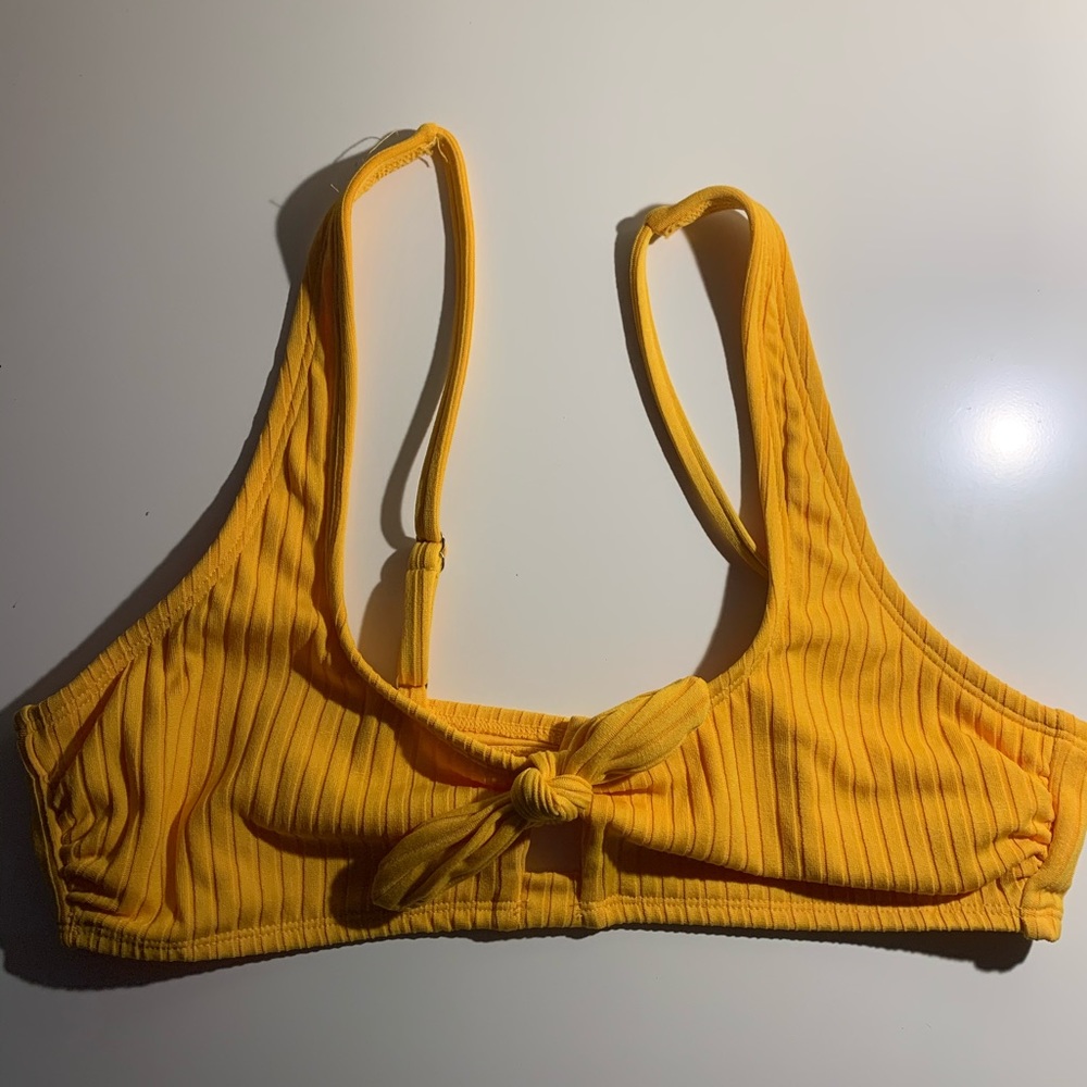 Target Tie Front Bikini Top